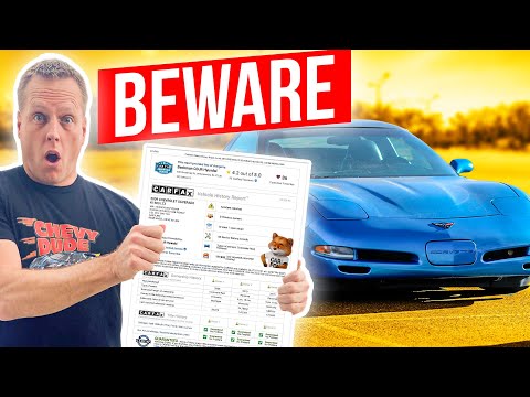 Beware of This used vehicle history report SCAM!