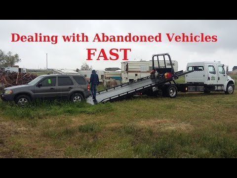 Legal process for Abandoned Vehicles, the right way